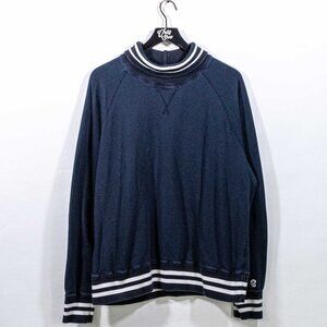 Todd Snyder x Champion Striped Turtleneck Sweatshirt XL Preppy Streetwear